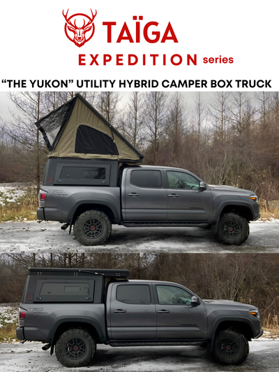Boîte de lit de camping-car pour camion hybride Yukon Utility 
