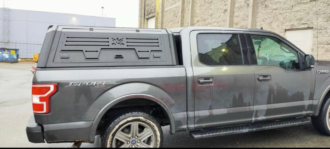 Photo of a sturdy and durable truck cap.