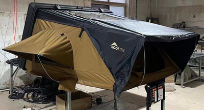 Tente de toit Expedition extra large (4 personnes) avec support de rail 